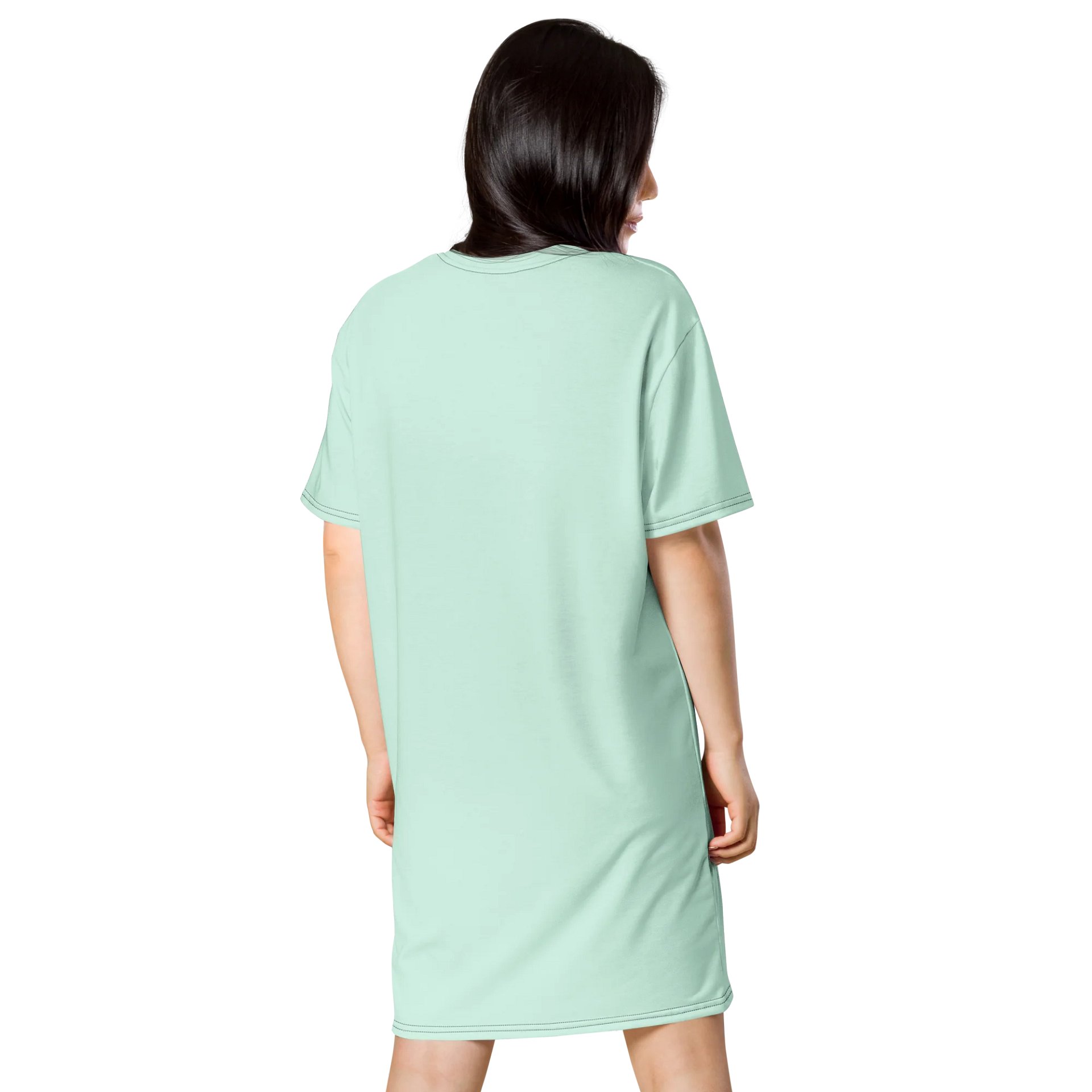 Oversized T-Shirt Dress - Vibrant Humming Bird, Sizes 2XS-6XL product image (2)