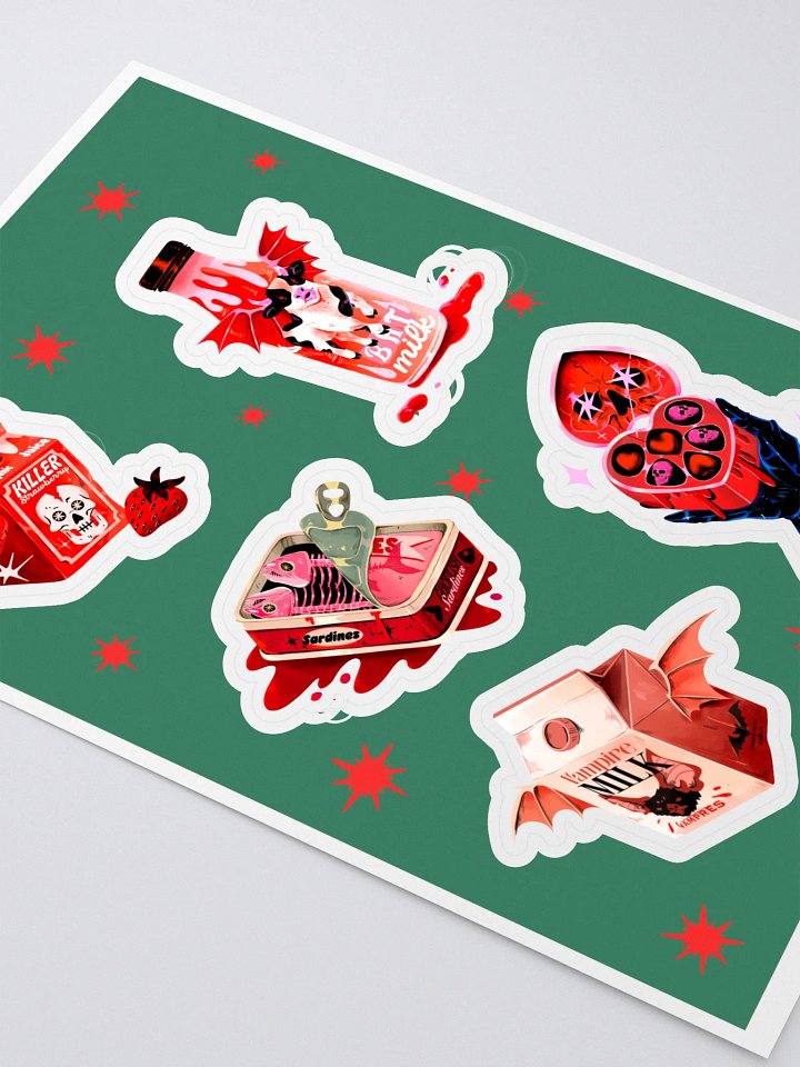 Cosmic Kiss Cut Sticker Sheet product image (2)