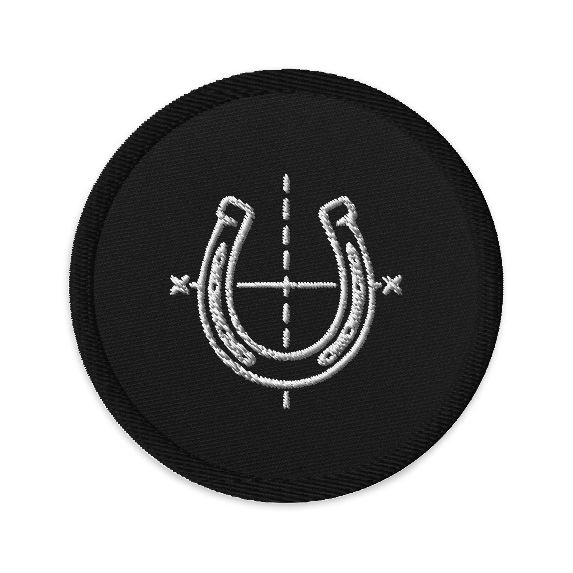 Matt's Wildcard Horseshoe Logo Embroidered Patch product image (1)