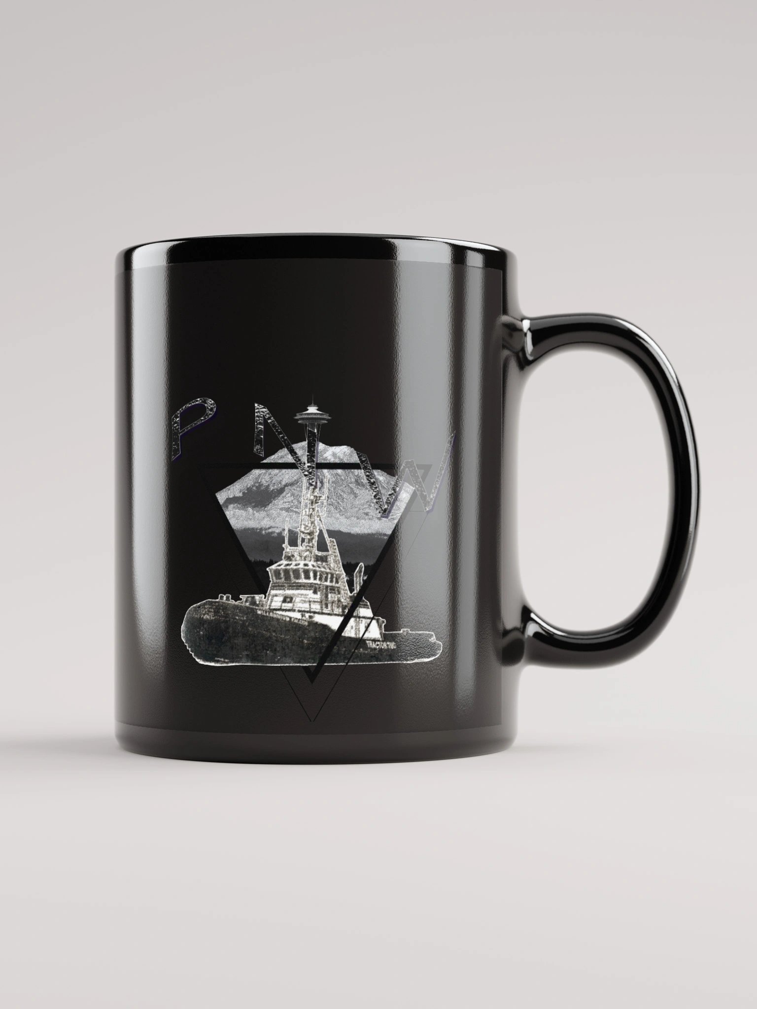 Copy of Triangle-Mt Raine- PNW Millennium Tug 11oz & 15oz product image (2)