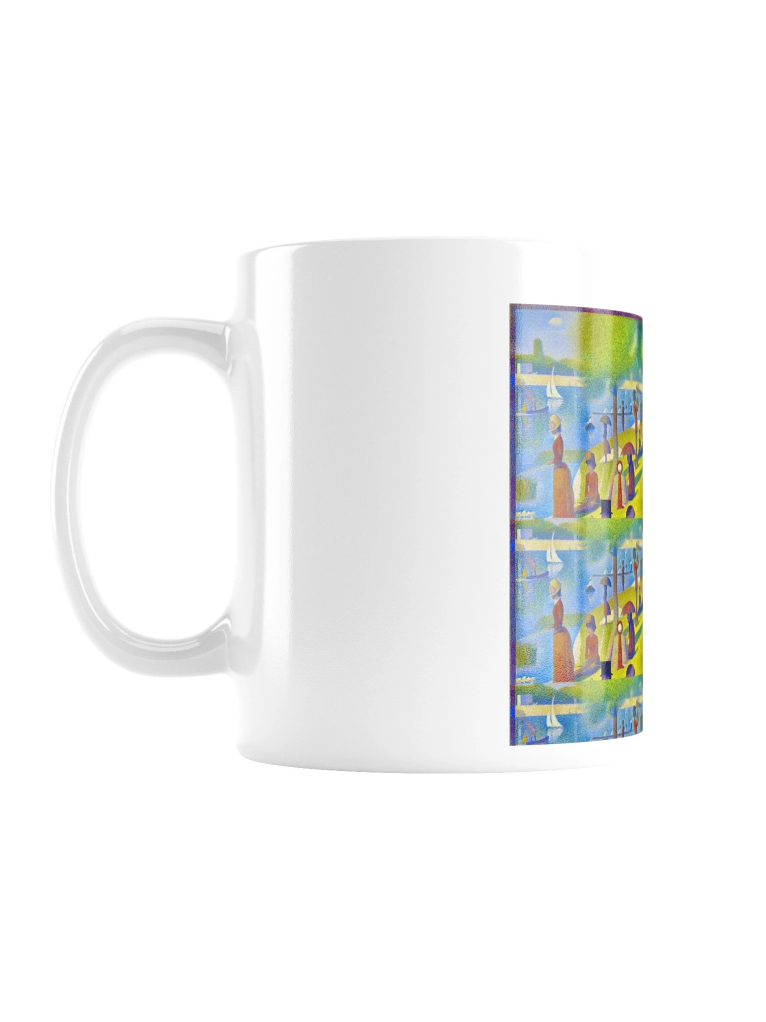 A Sunday Afternoon on the Island of La Grande Jatte — White Mug product image (1)
