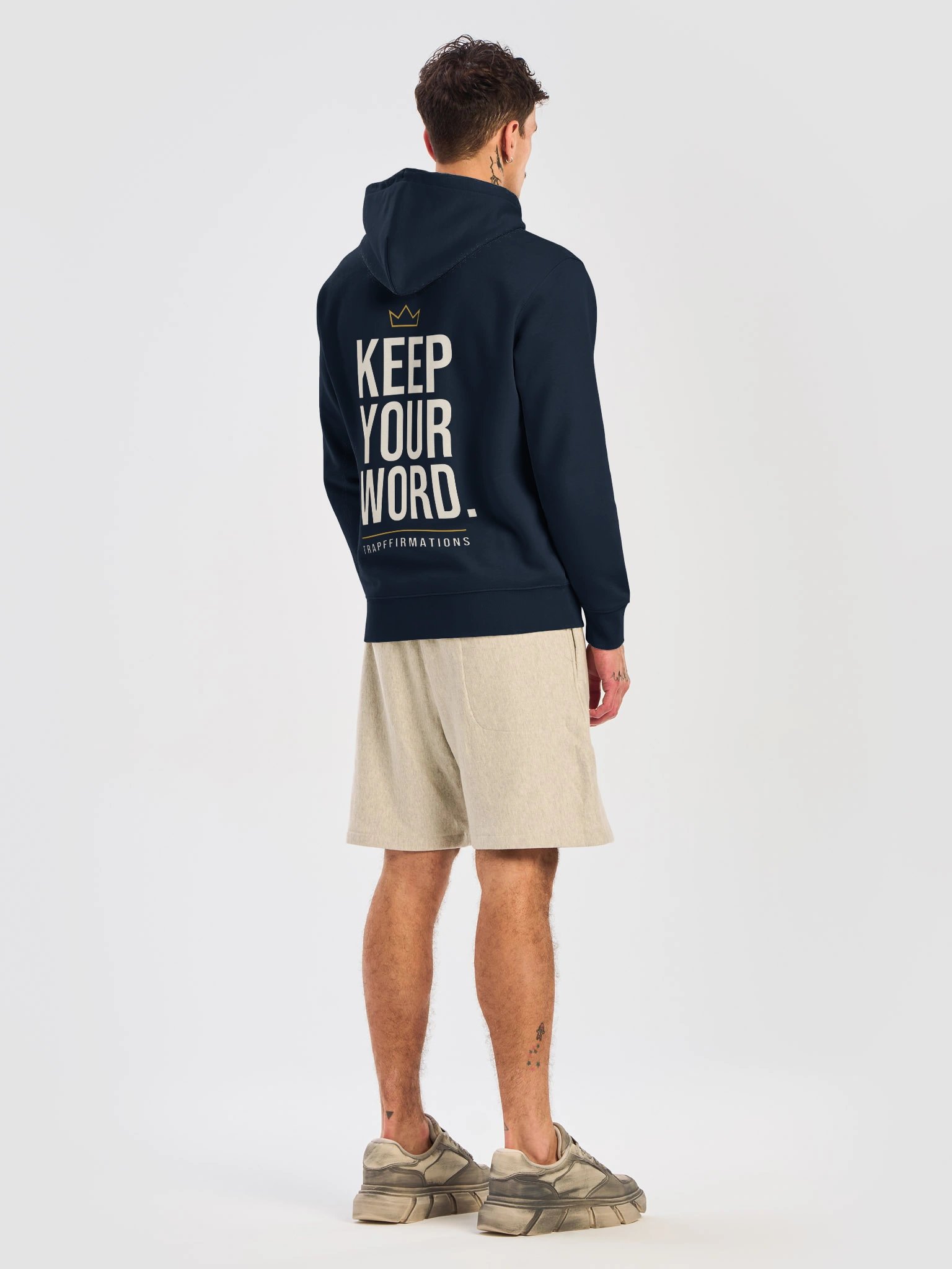 Keep Your Word. Hoodie — Navy product image (8)
