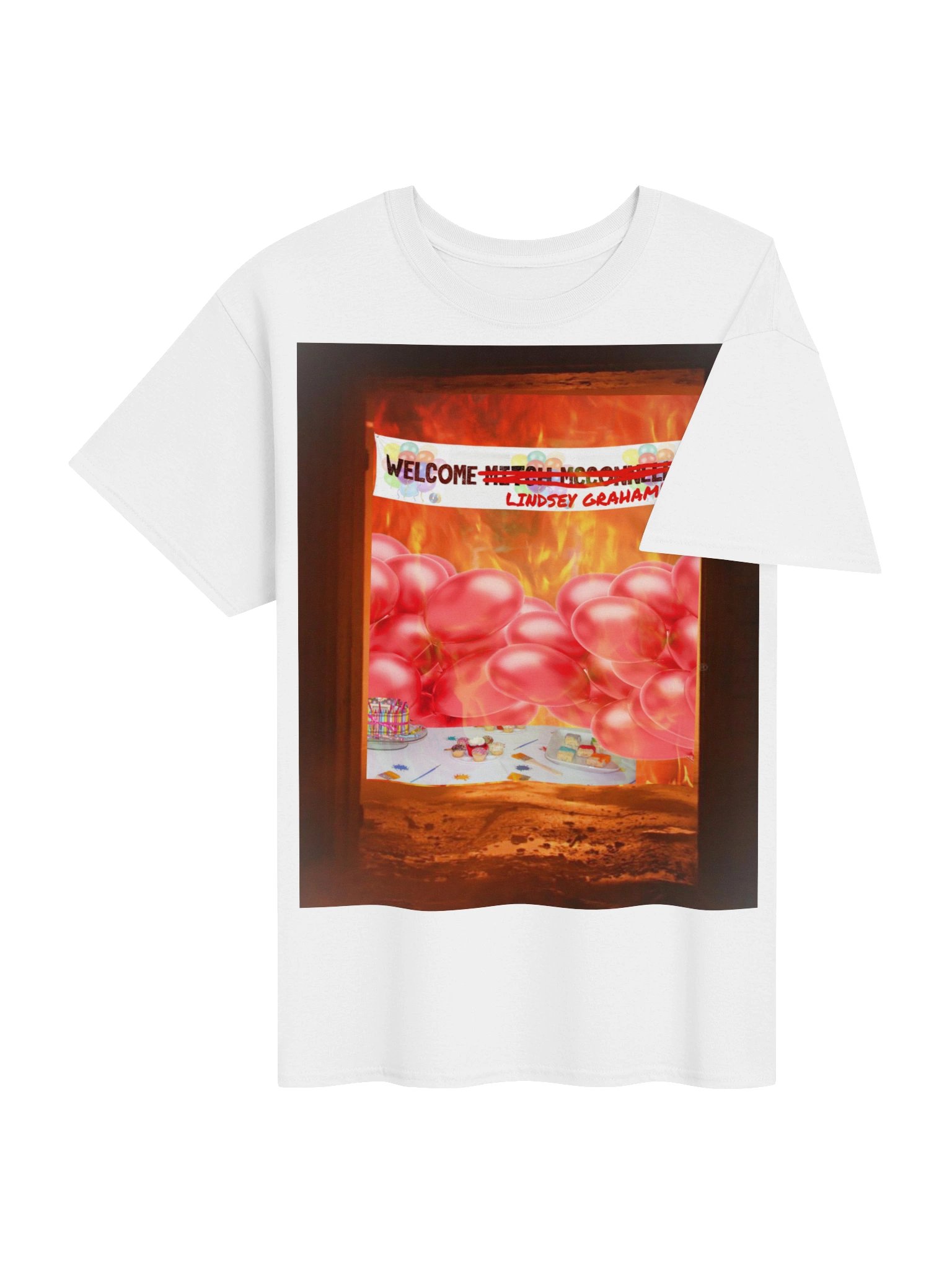 WELCOME LINDSEY GRAHAM! — T-SHIRT (LIGHT) product image (44)