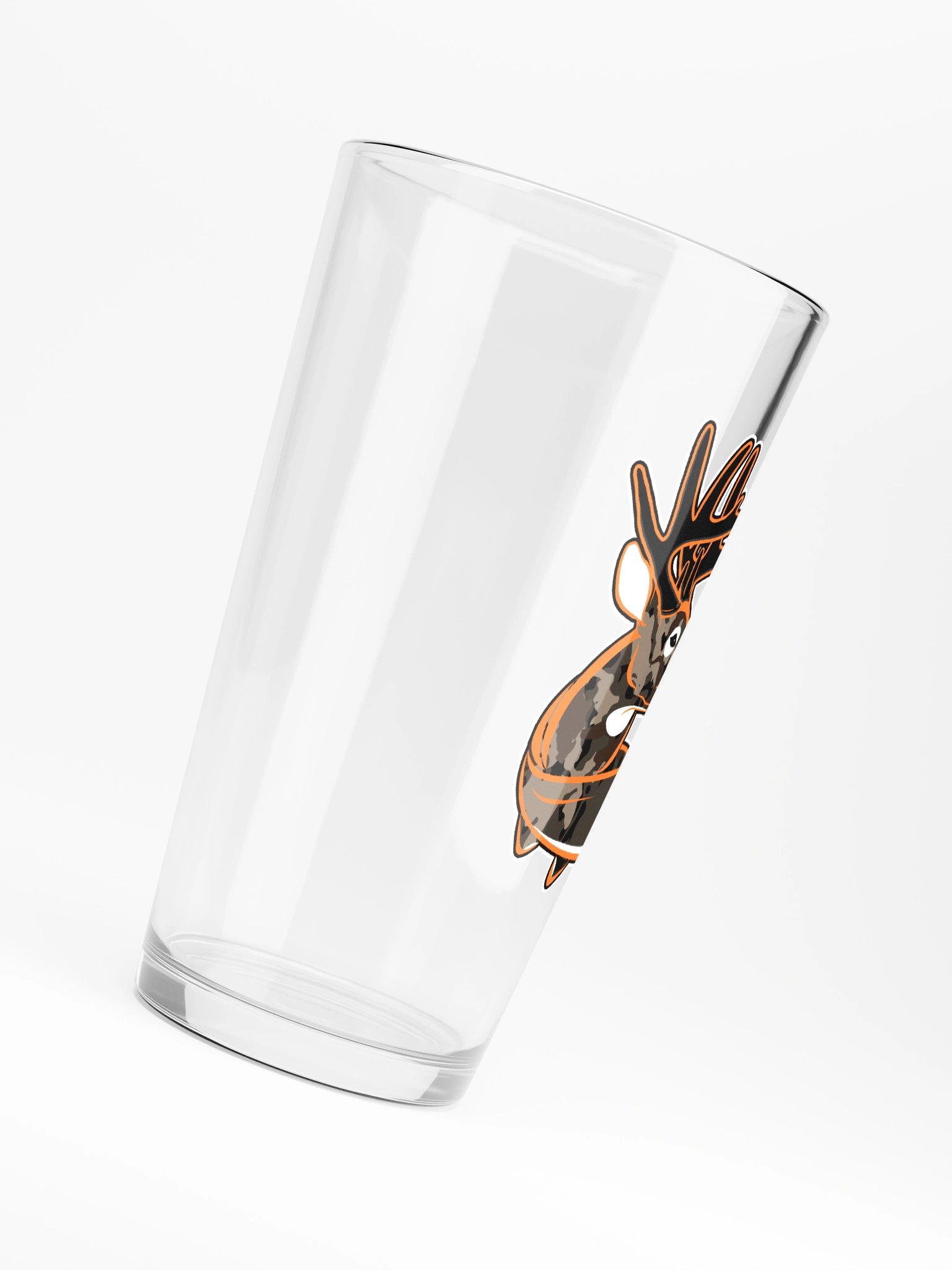 Custom Camo Orange Pint Glass product image (6)
