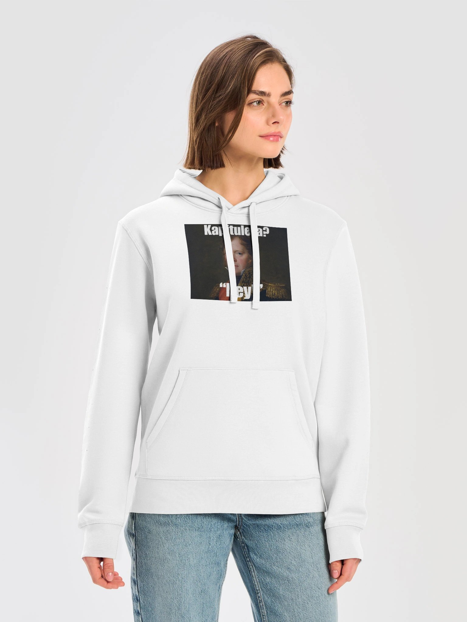 Kapitulera? Ney! (Organic Premium Hoodie) product image (3)