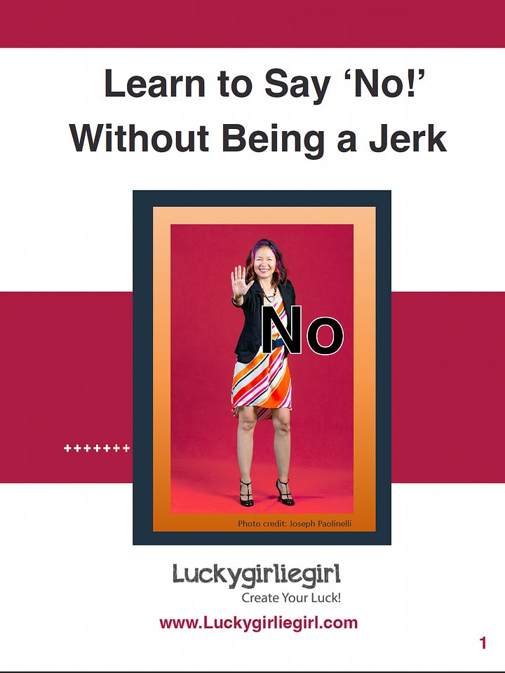 eBook Learn to Say "No" Without Being a Jerk product image (1)