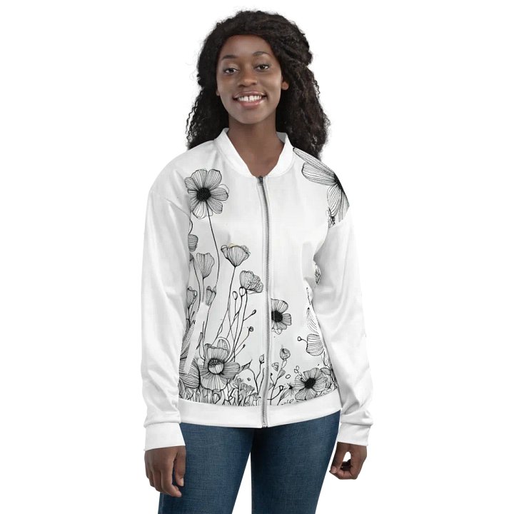 Blossom Breeze All-Over Print Bomber Jacket product image (1)
