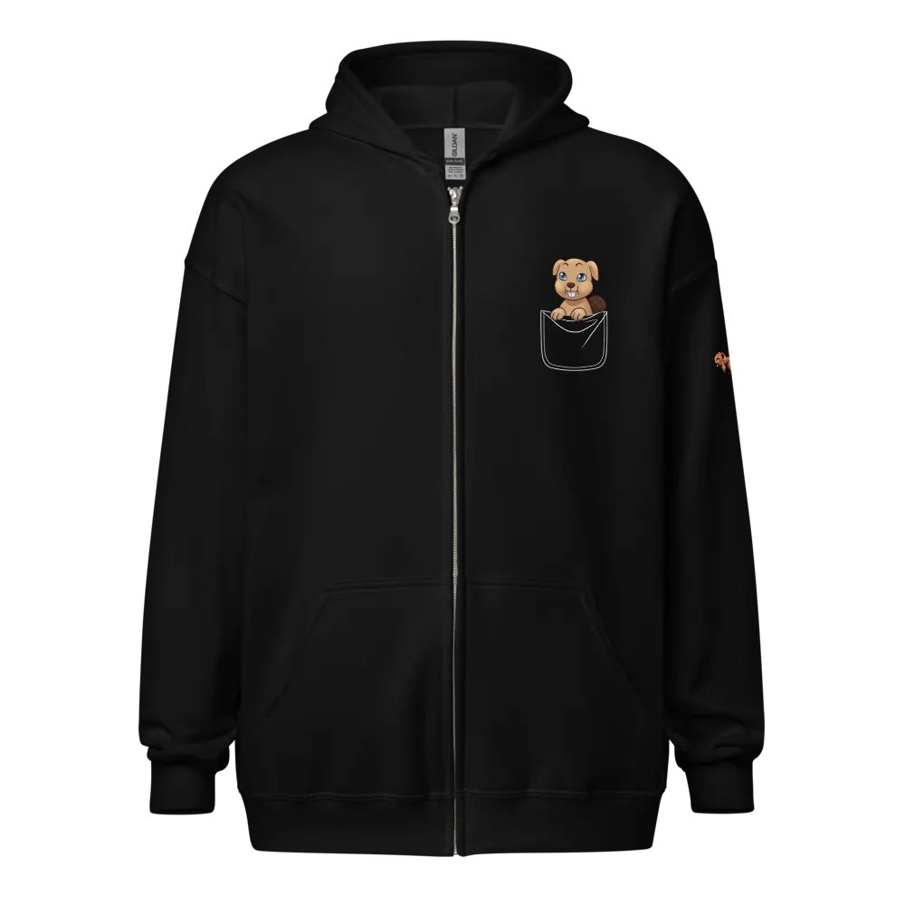 Pocket Beaver Zip Hoodie product image (1)