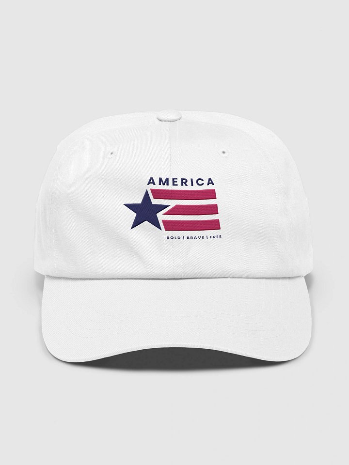 Bold Brave and Free Dad Hat product image (1)