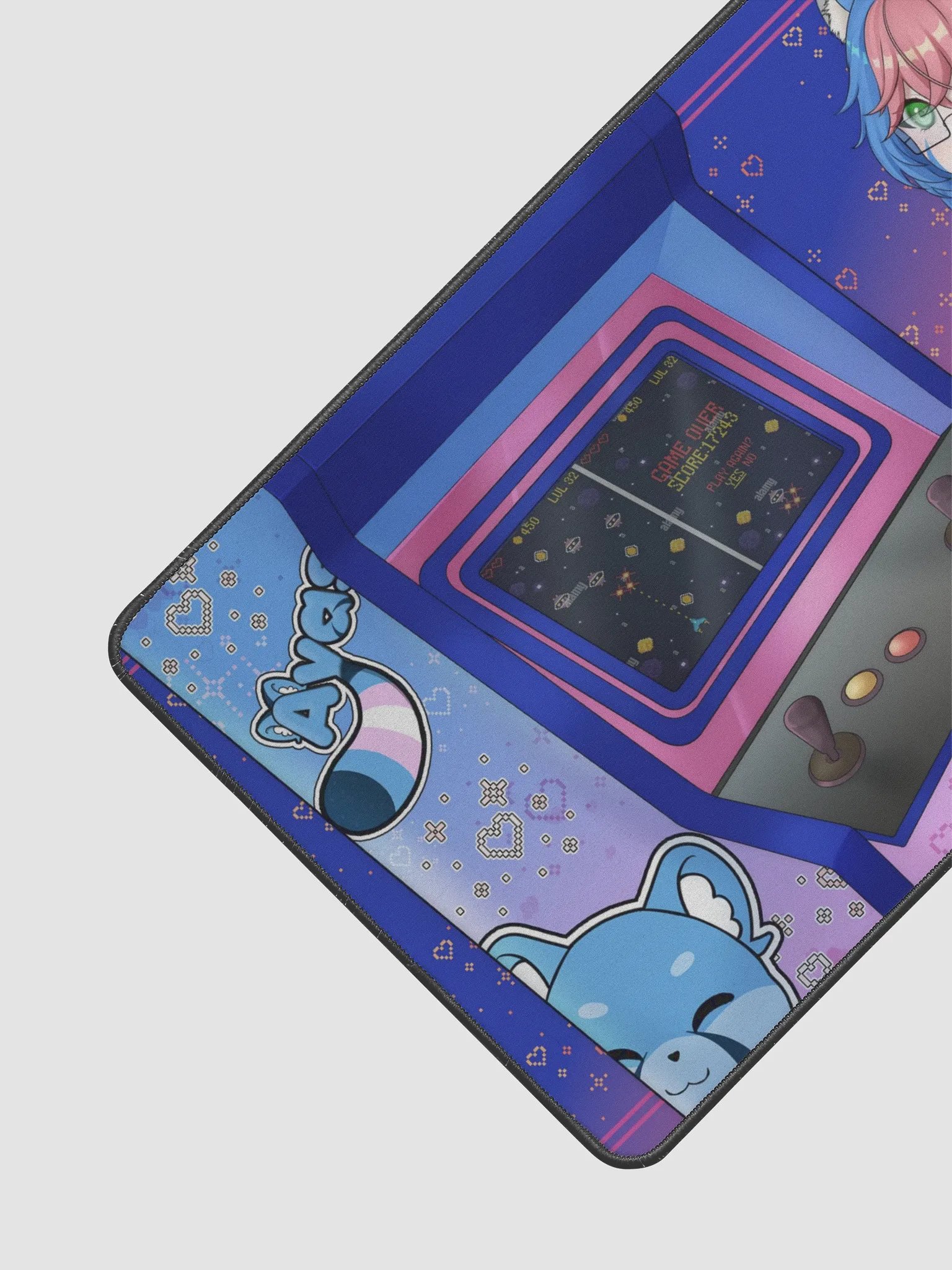 Aya's Arcade Desk Mat (12" x 22") product image (3)