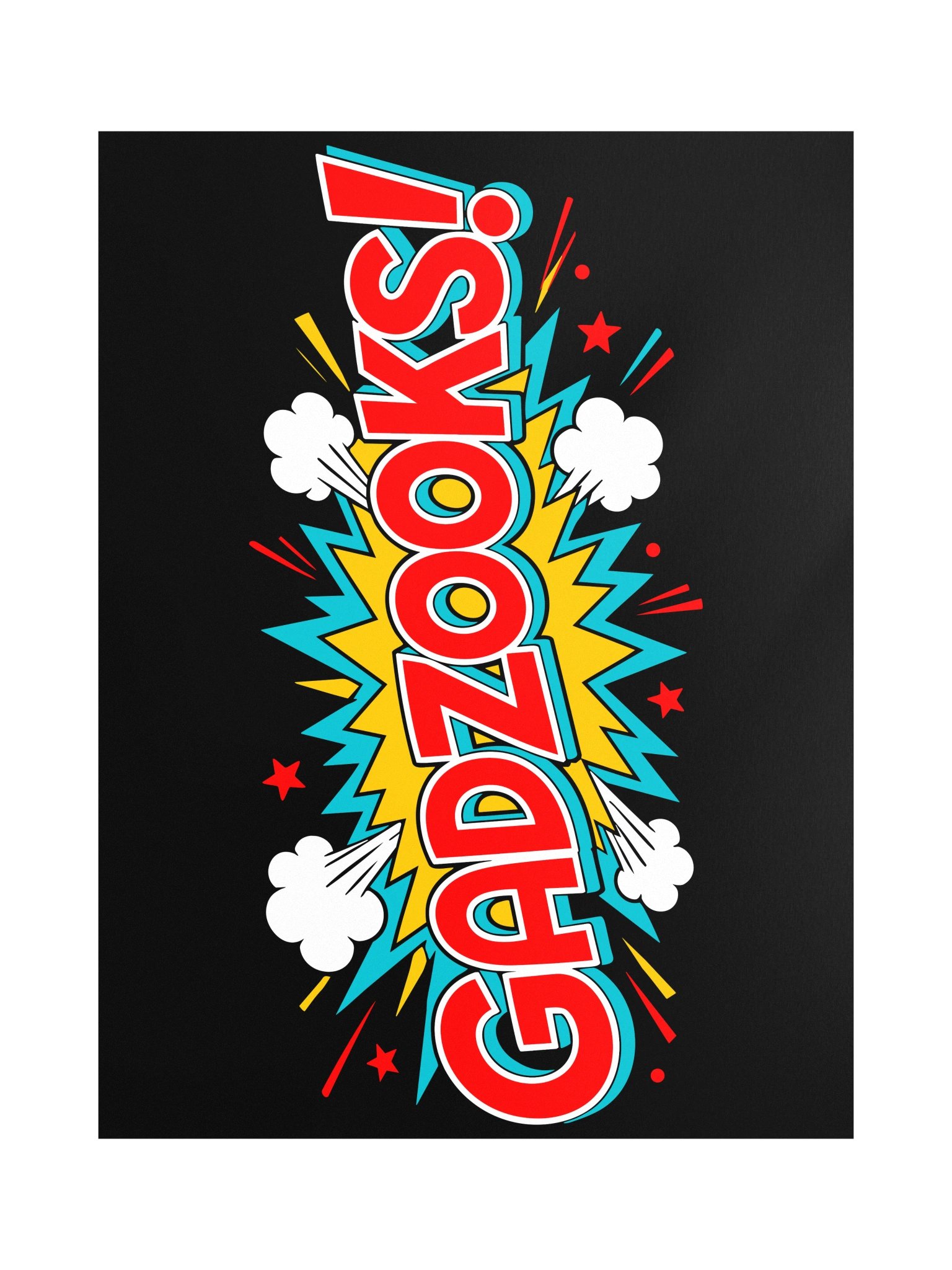 Gadzooks Comic Burst Poster product image (5)