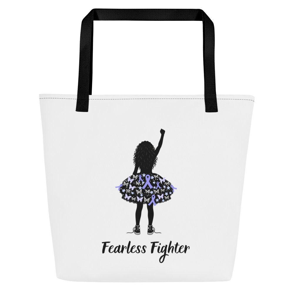 Stomach Cancer - Fearless Fighter Tote Bag product image (1)