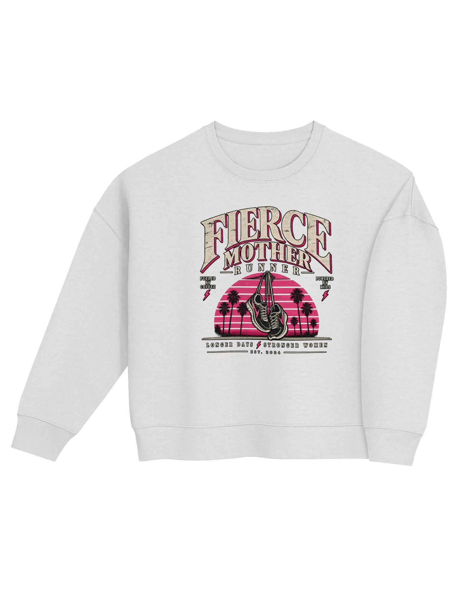 FIERCE MOTHER RUNNER — Organic Sweatshirt product image (4)