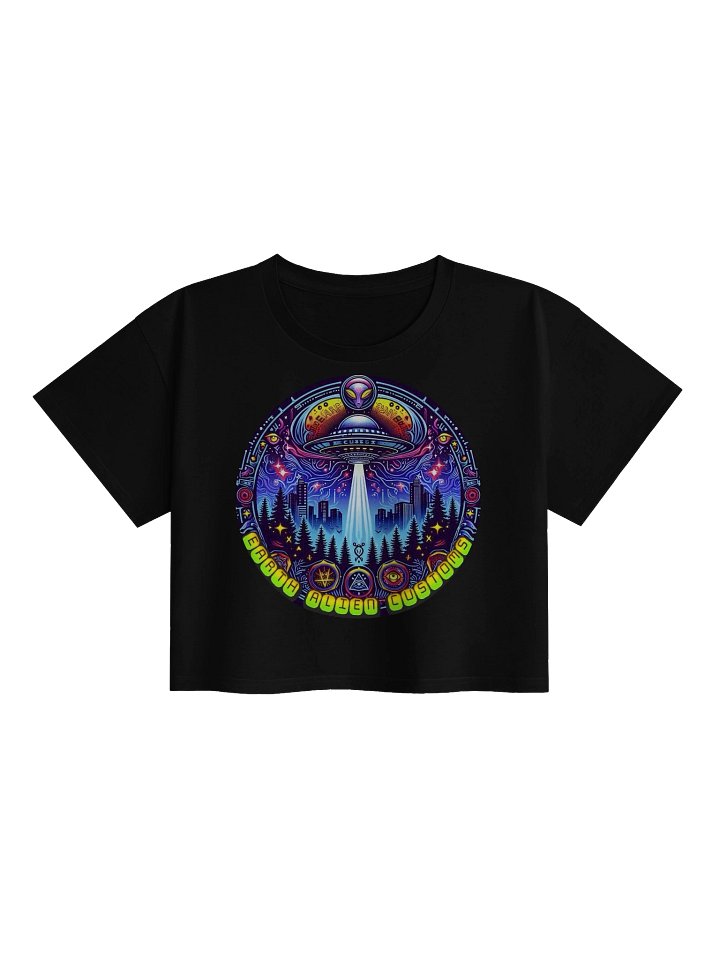 Earth Alien Customs UFO Neon Crop Top product image (1)