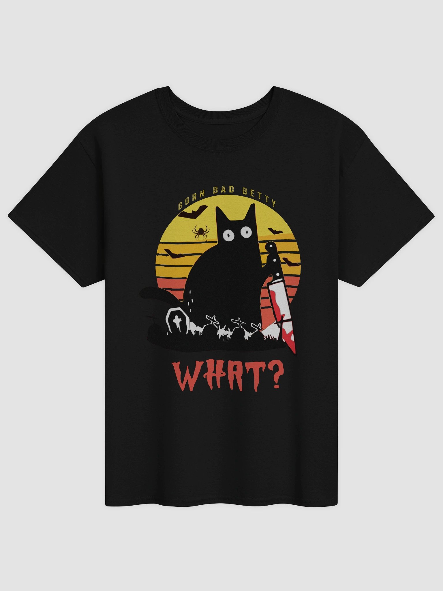 Midnight Mischief Cat T-Shirt product image (2)