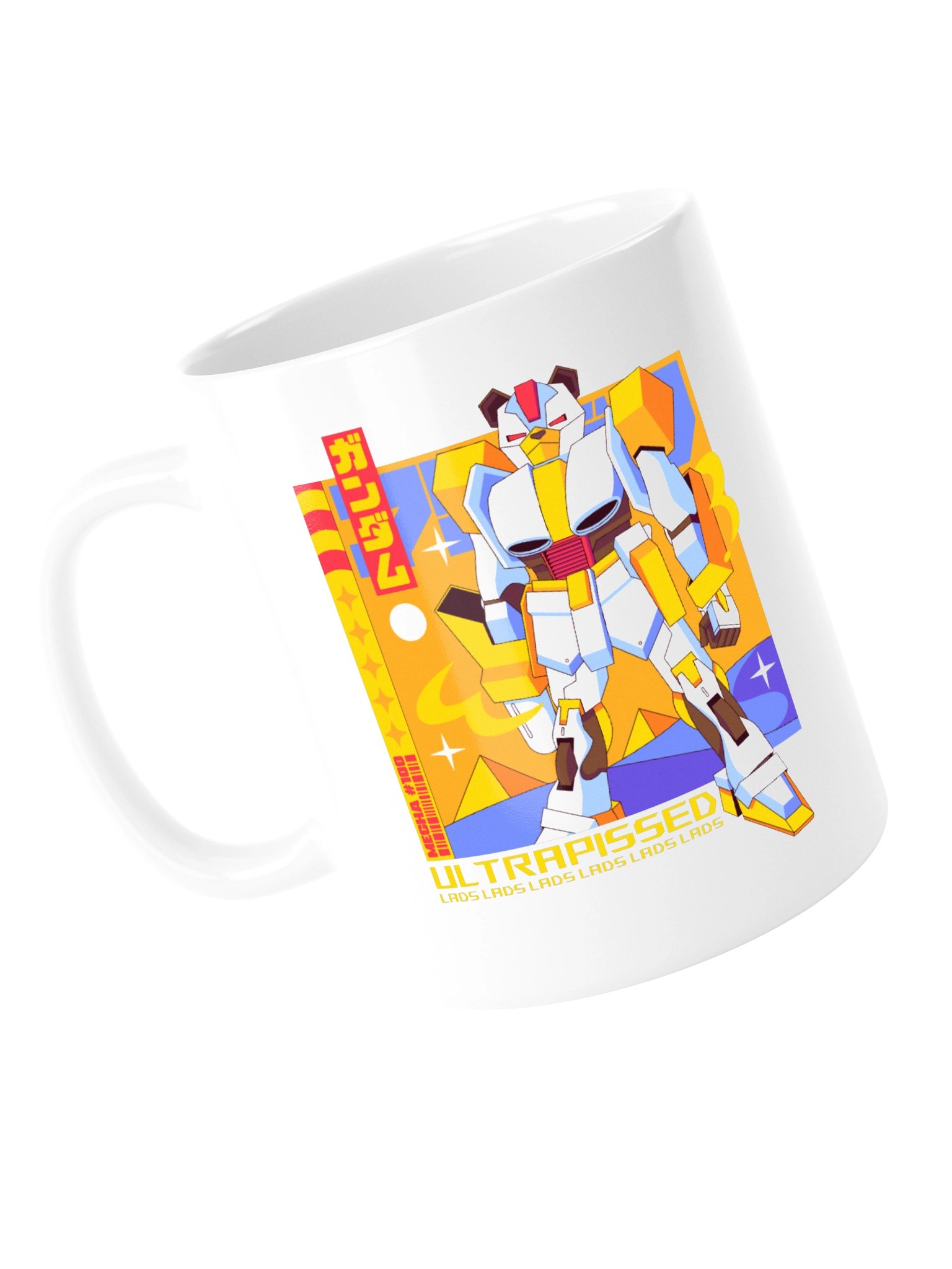 Mecha Bear Mug - White product image (5)