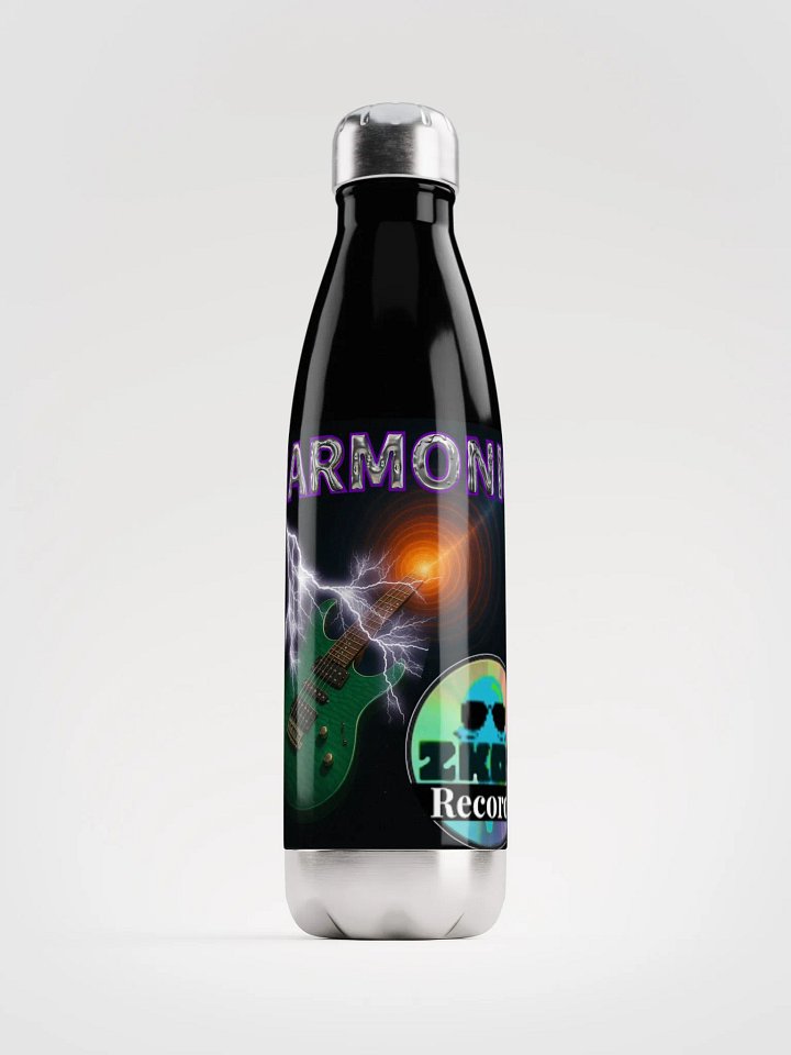 Harmonic Album Cover Stainless Steel Water Bottle - Show Your Support - Drinkware product image (1)