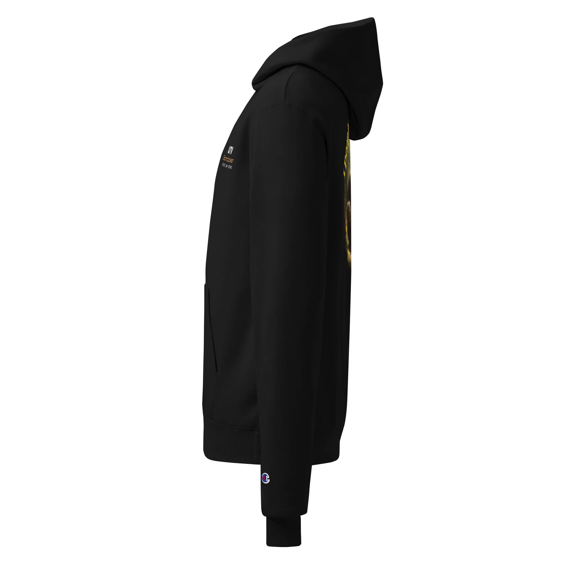 I poop in the woods Printed Champion Hoodie product image (4)