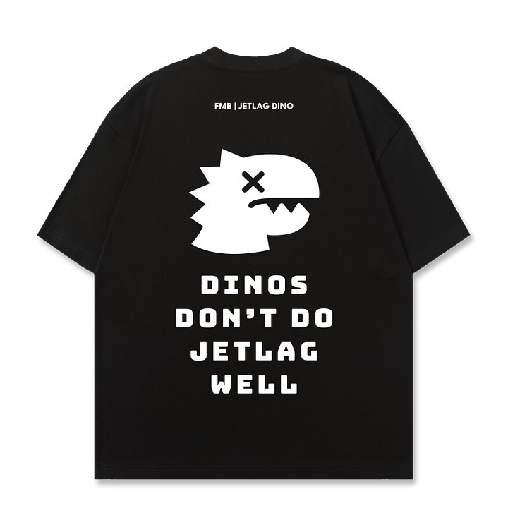 FMB 時差小恐龍 T (黑) product image (2)