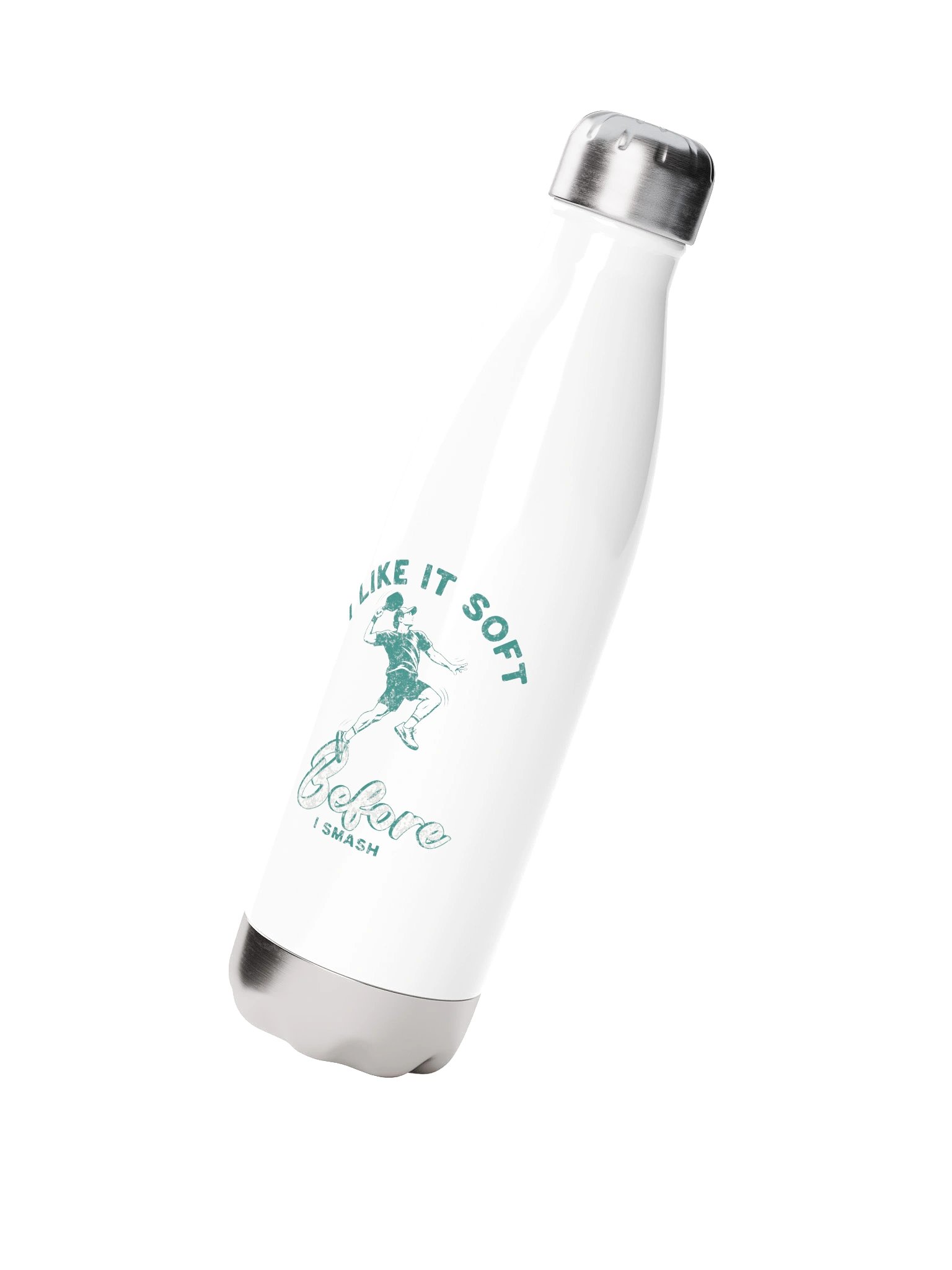 I Like It Soft Before I Smash Water Bottle – Adult Humor Pickleball Water Bottle product image (2)