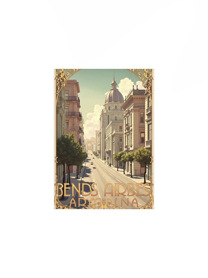 Buenos Aires: Art Nouveau Masterpiece Travel Poster (The Paris of the South) product image (2)