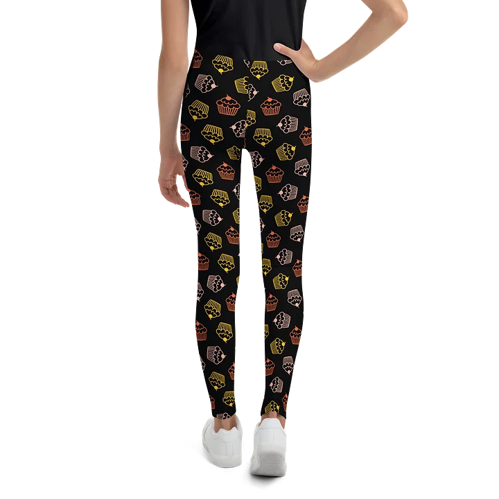 Colorful Whimsical Cupcakes Youth Leggings product image (2)