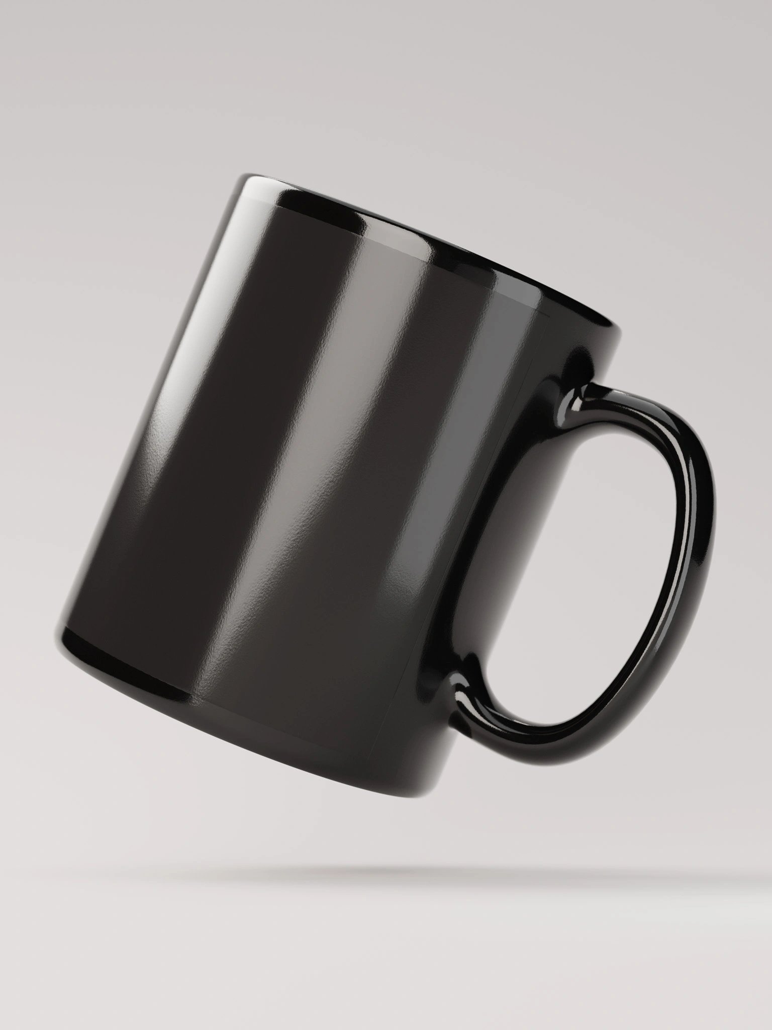 Monumental Experience Black Glossy Mug product image (4)