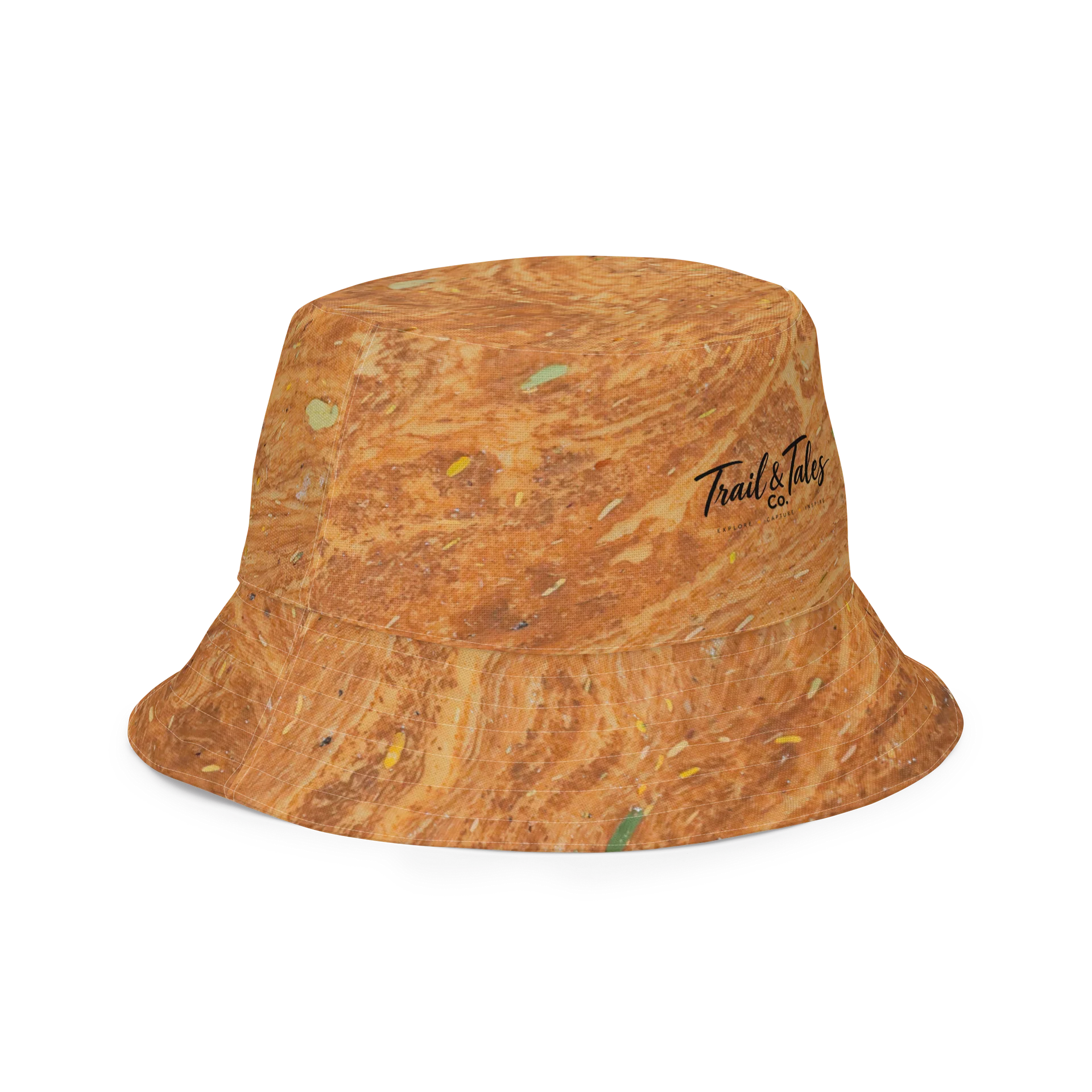 Verdant Life / Terracotta Tea All-Over Print Reversible Bucket Hat product image (3)