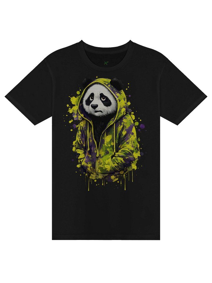 Sad Panda Hoodie Graphic T-Shirt - Urban Grunge Streetwear product image (1)