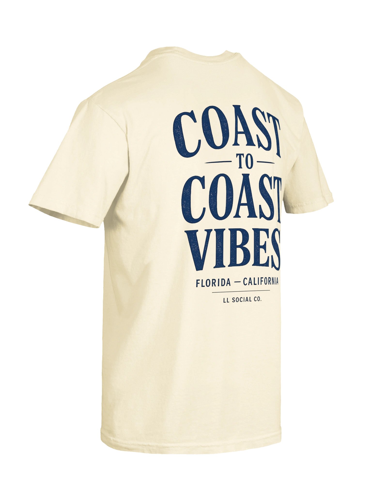 LL Social Co. Coast to Coast Vibes Tee — Florida to California product image (91)