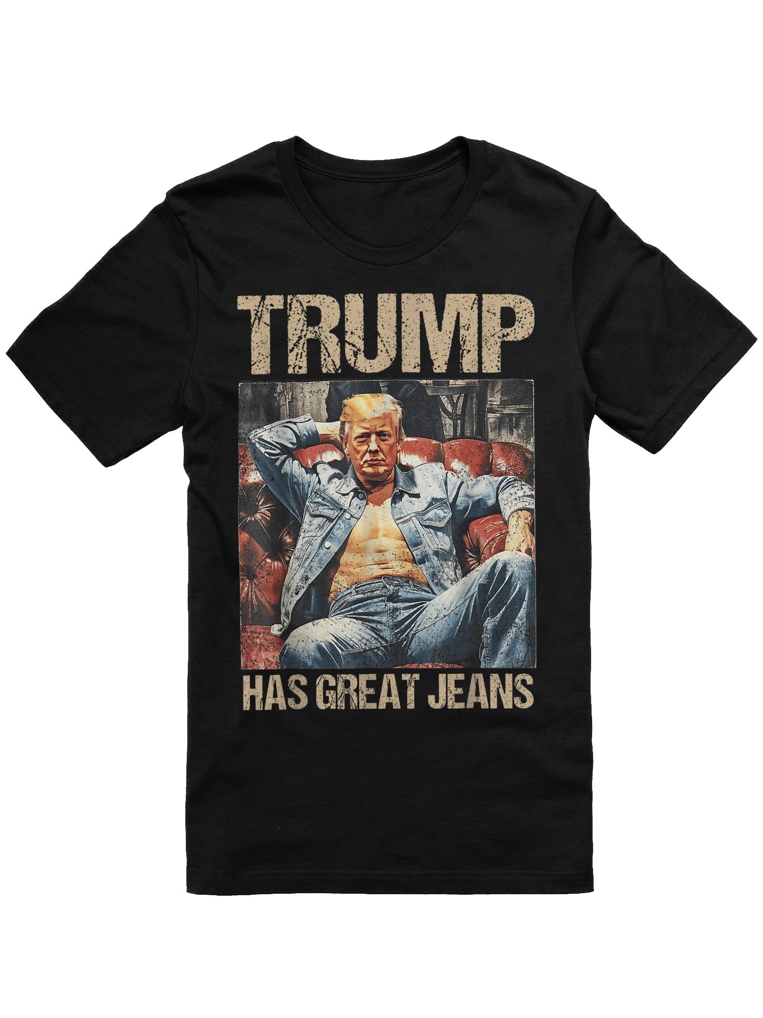 Retro Trump Has Great Jeans Meme Vintage Unisex T-Shirt product image (3)