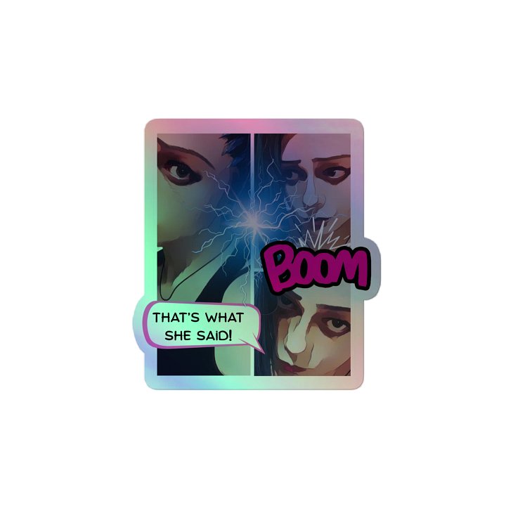 Jinx Comic Boom Holo Sticker product image (2)