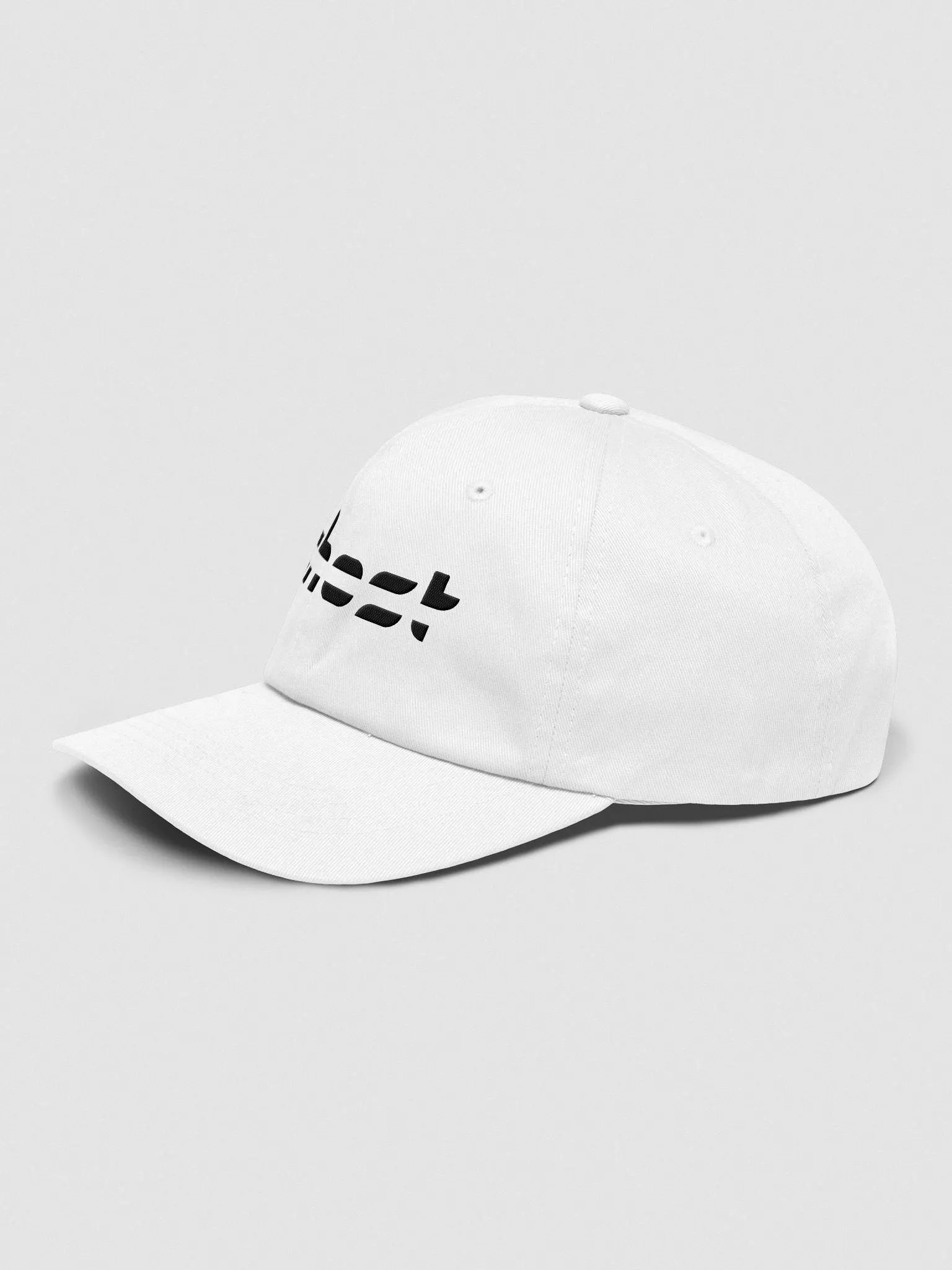 Ghost Gaming Typo White Dad Hat product image (3)