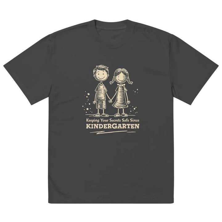 Keeping Your Secrets Safe Since Kindergarten T-Shirt – Cute Friendship Tee product image (2)