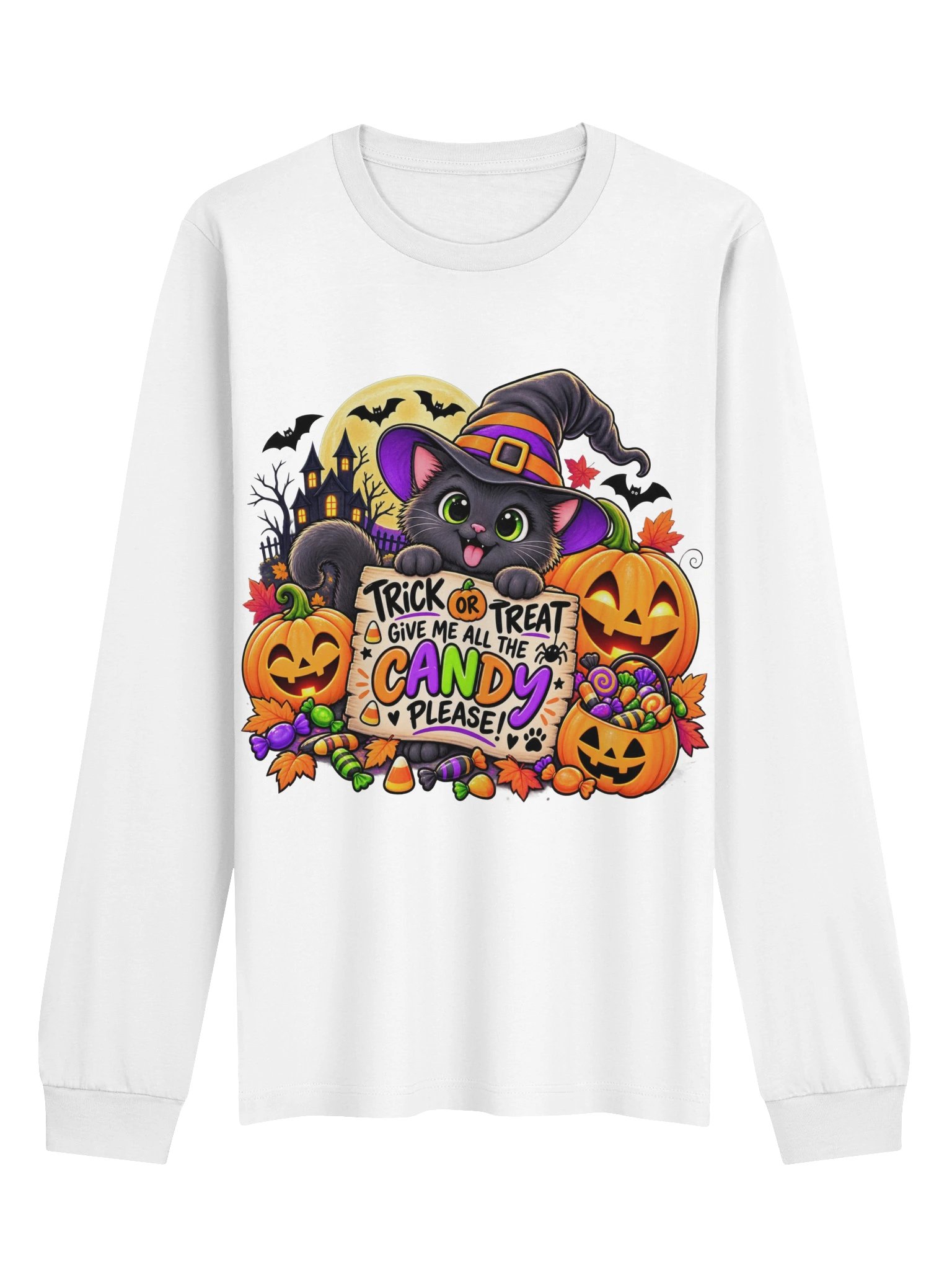 Give Me All the Candy Please Long Sleeve Tee product image (1)