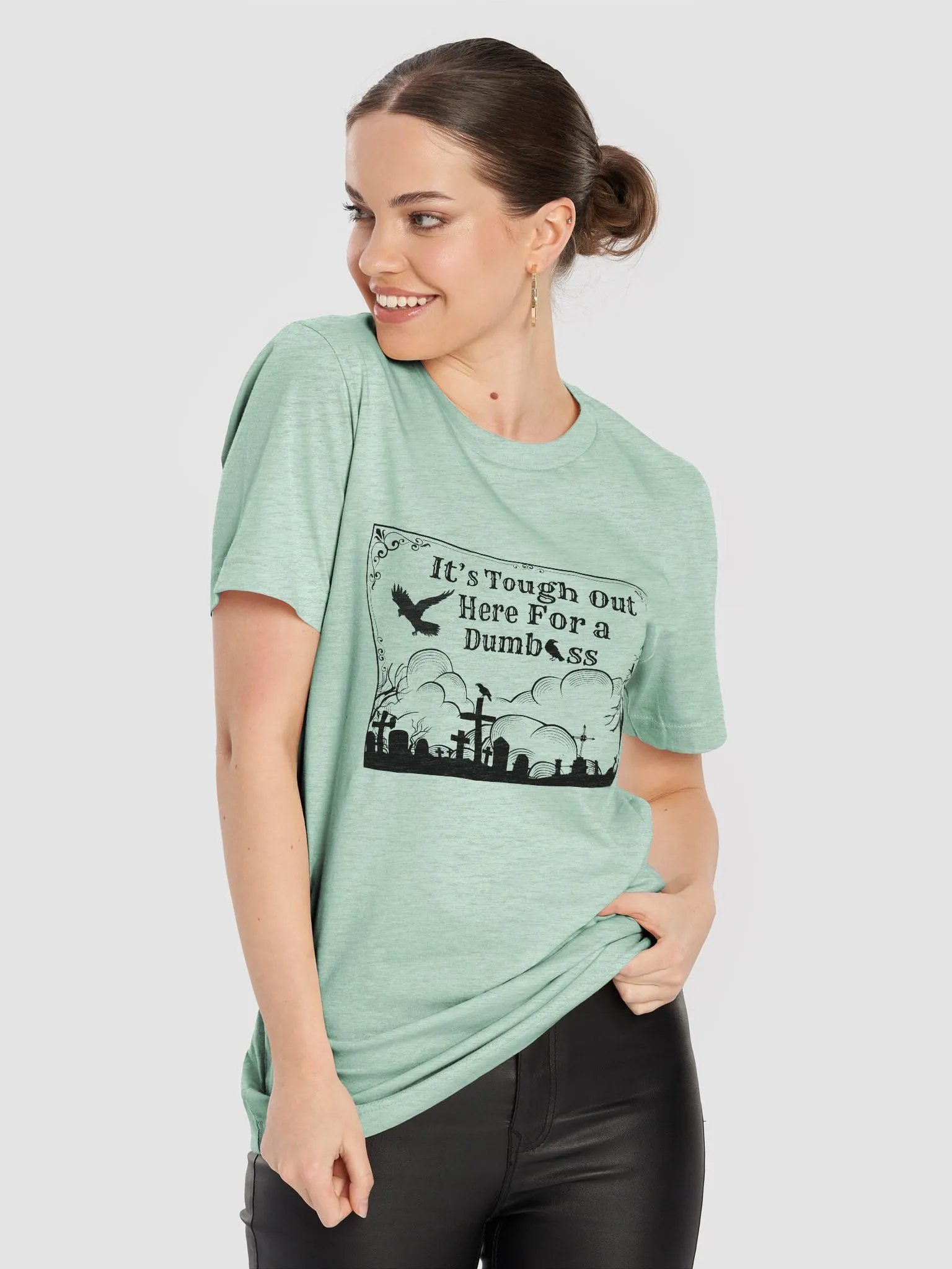 It's Tough Out Here Unisex T-Shirt (Black Design) product image (28)