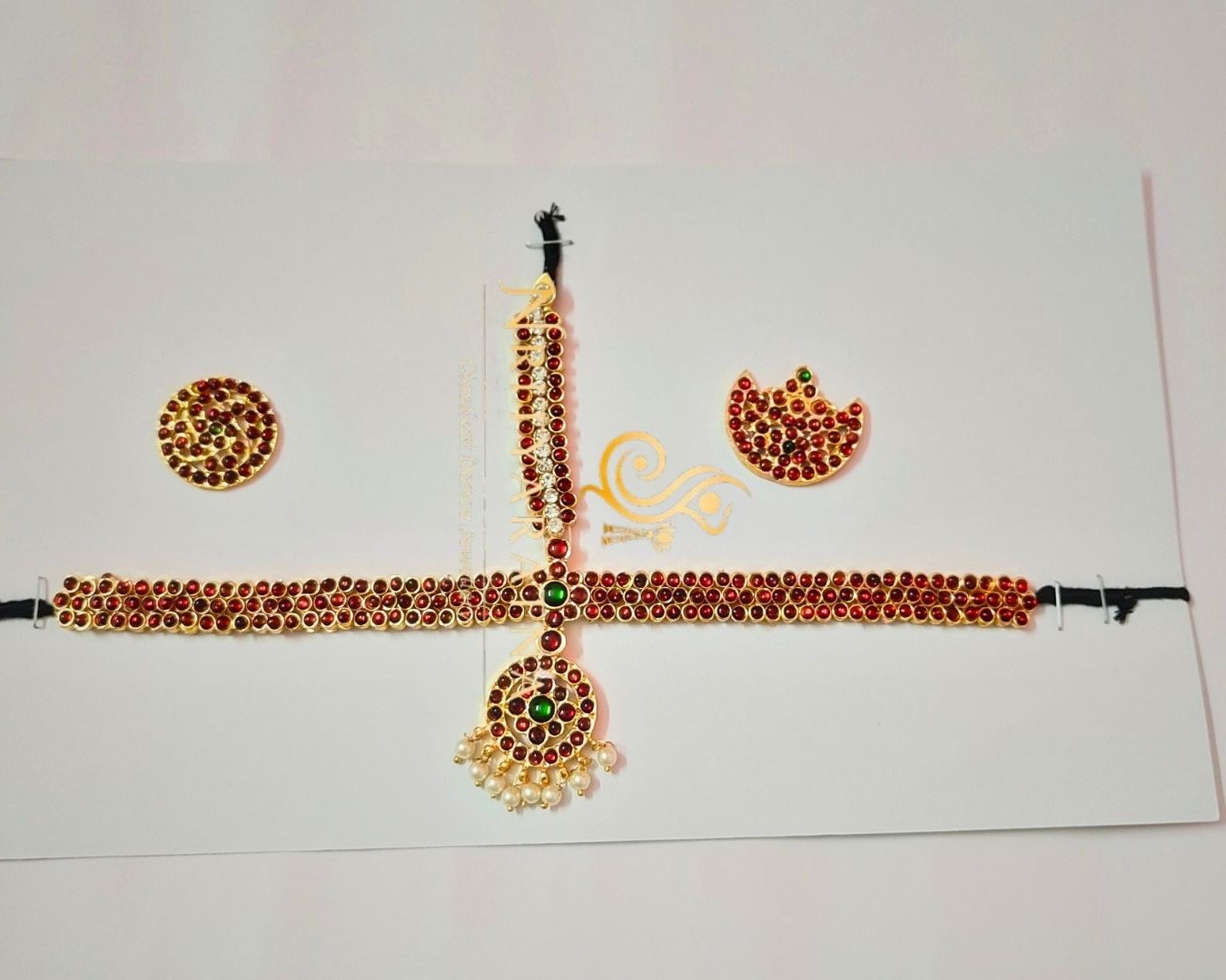 Red kemp Stone with Surya Chandra - Headset product image (1)