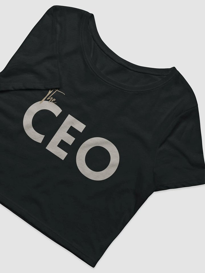 The CEO Cropped Tshirt - Black product image (2)