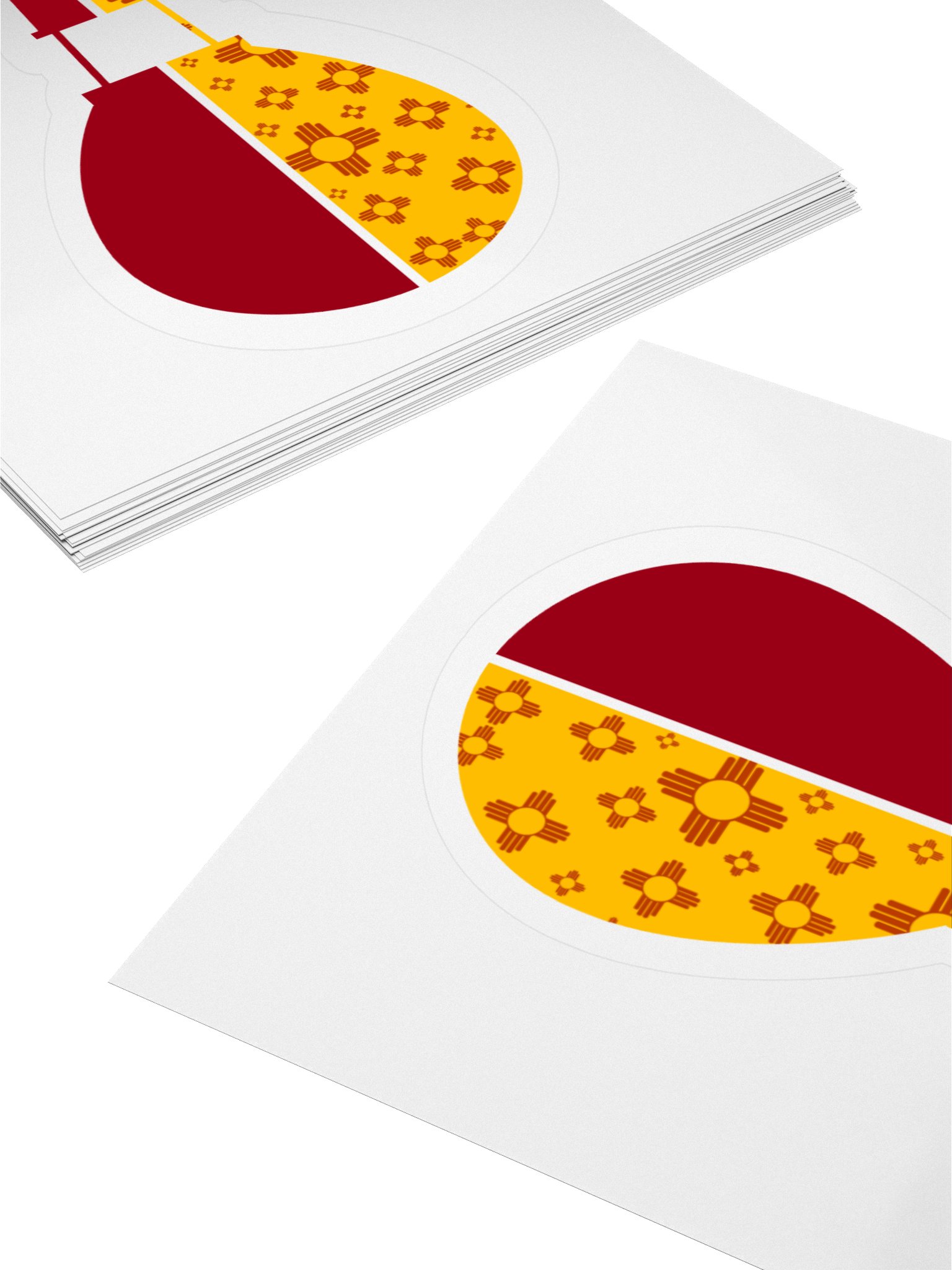 Zia Symbol Hot Air Balloon Kiss Cut Stickers product image (4)