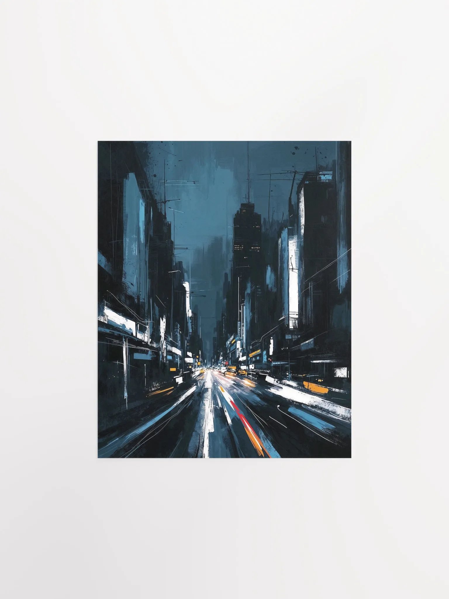Abstract Cityscape Matte Poster product image (1)
