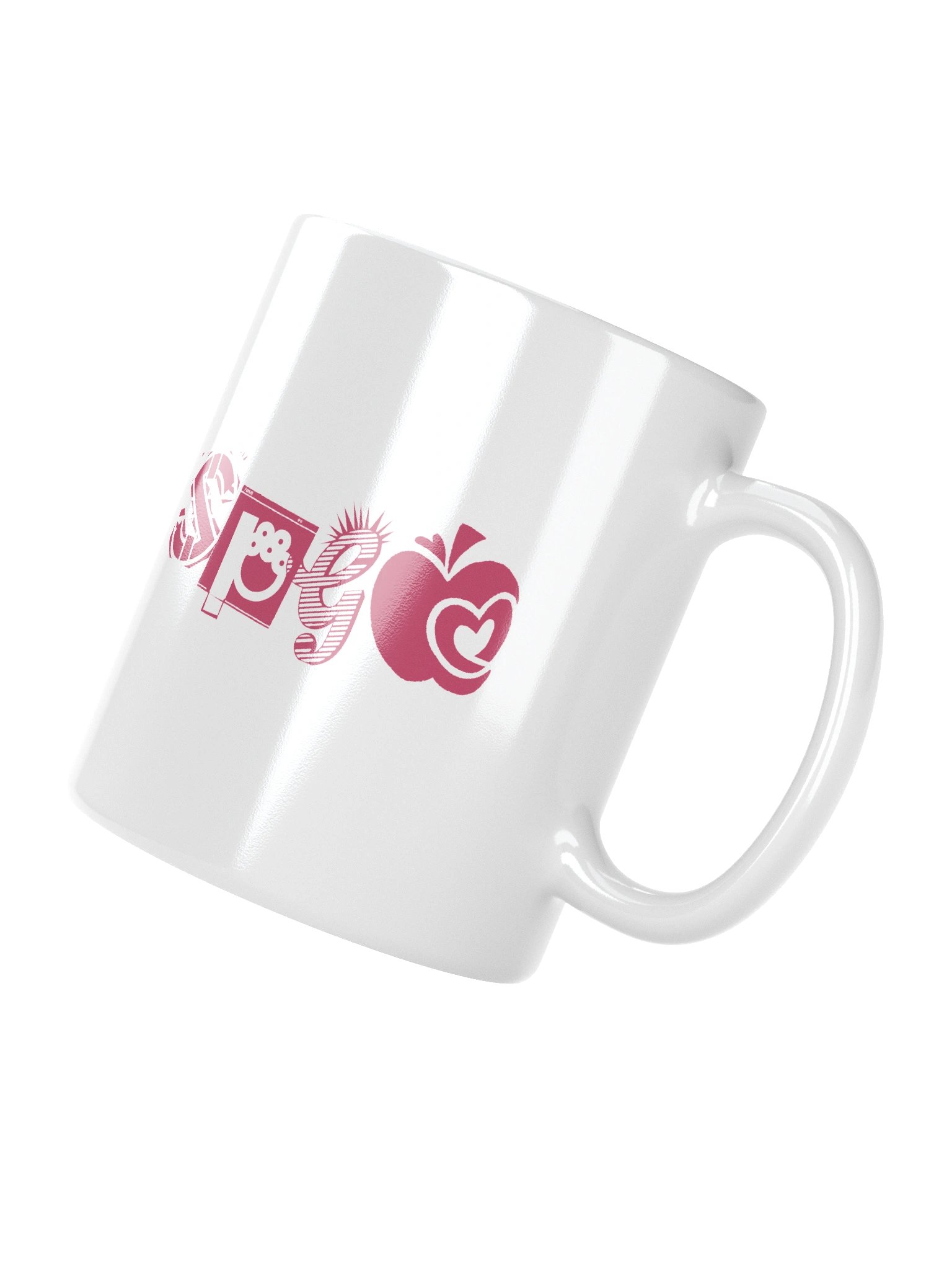 PINK/WHITE LIKE MUG product image (3)