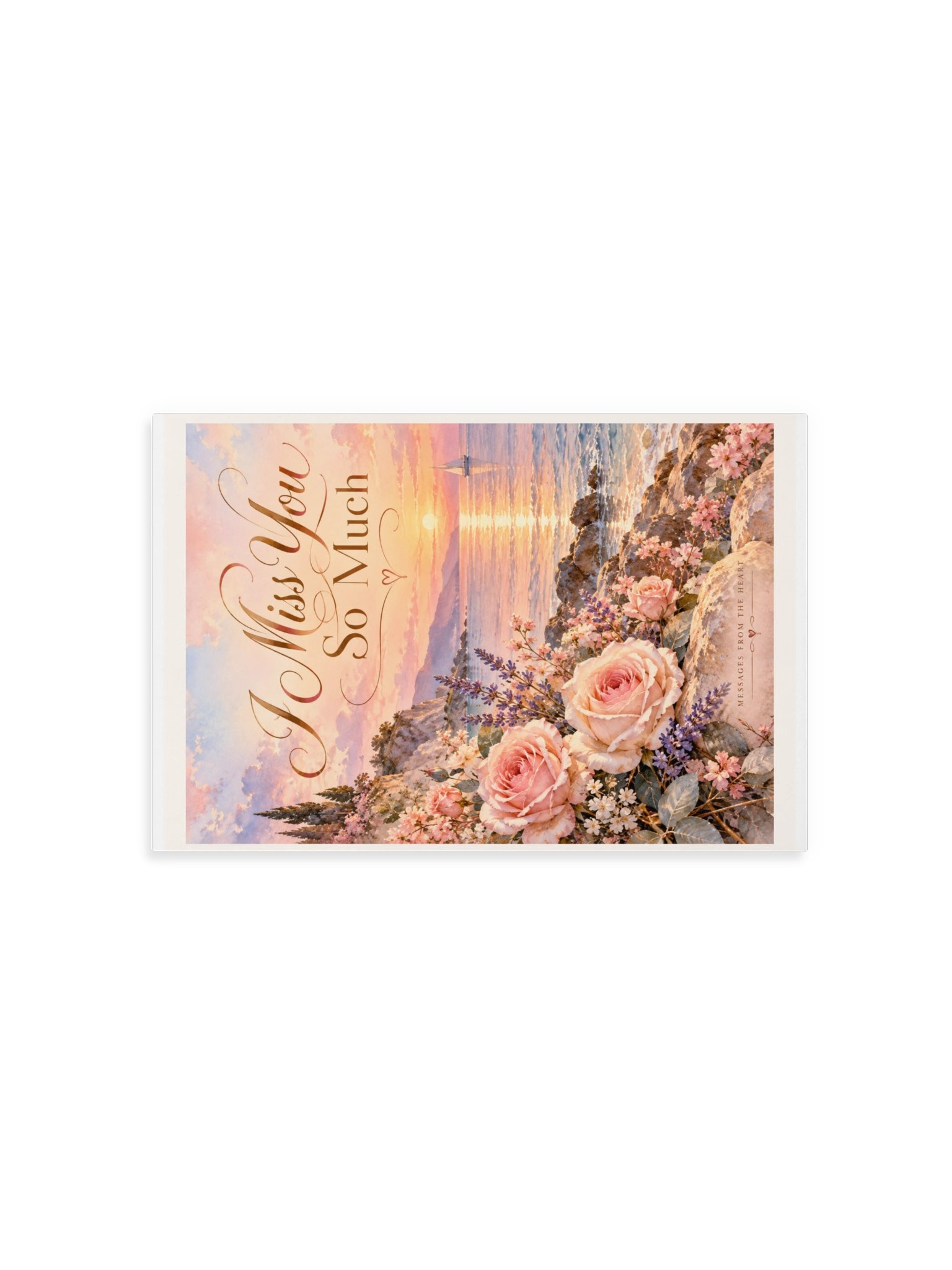 I Miss You So Much — Physical QR Greeting Card product image (5)