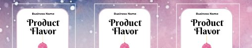 Bubblegum Blizzard Label Templates Bundle product image (4)