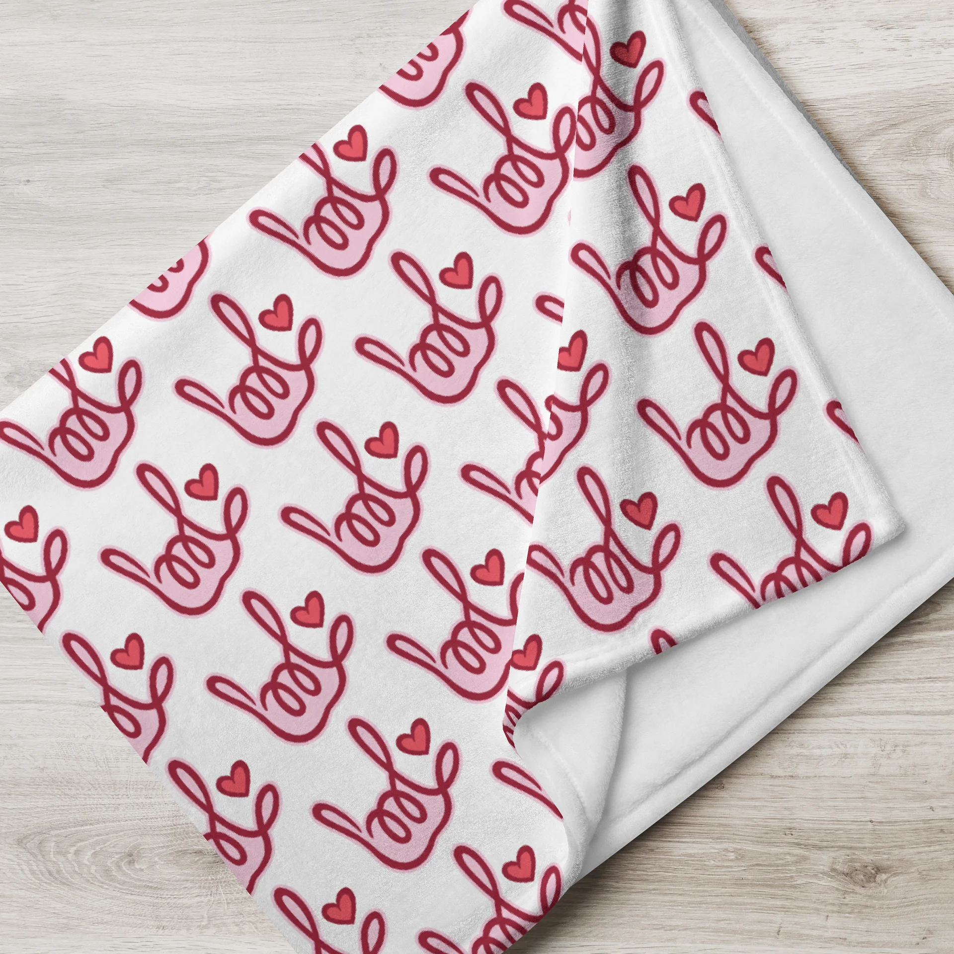 Forever ILY Pattern Throw Blanket product image (2)