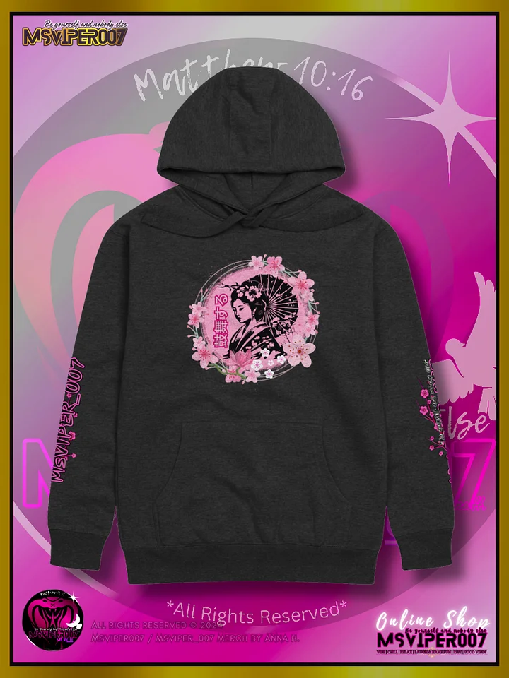 Hoodie - MsViper007's "Inspire" (peony pink) Cozy Hoodie By Anna H. product image (1)