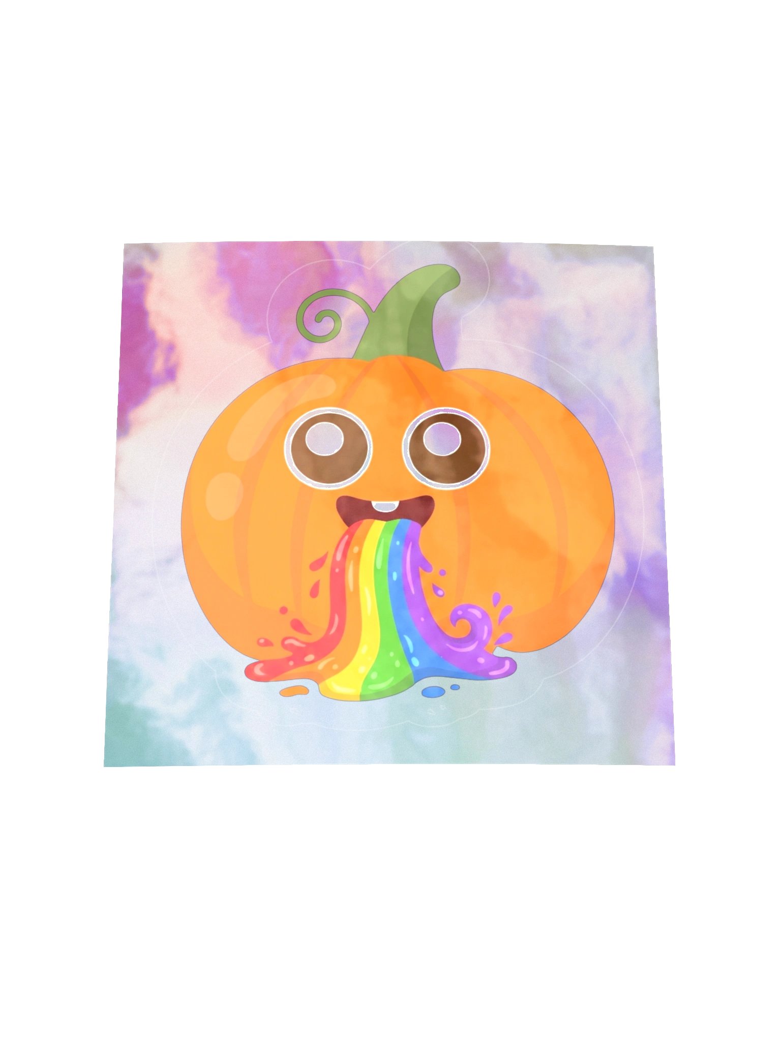 Rainbow Pumpkin Holographic Sticker Sheet product image (1)