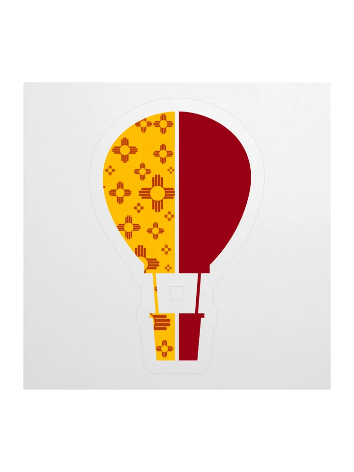 Zia Symbol Hot Air Balloon Kiss Cut Stickers product image (1)