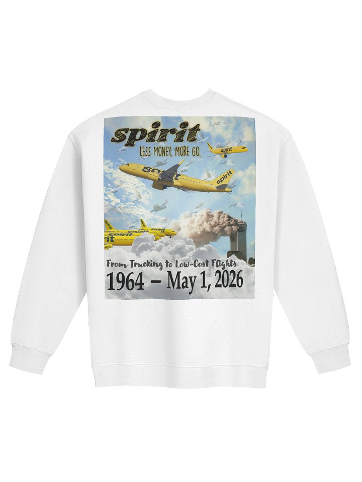 NEVER FORGET SPIRIT AIRLINES 🙏🏾🕊️✨ — SWEATSHIRT (LIGHT + FULL) product image (22)