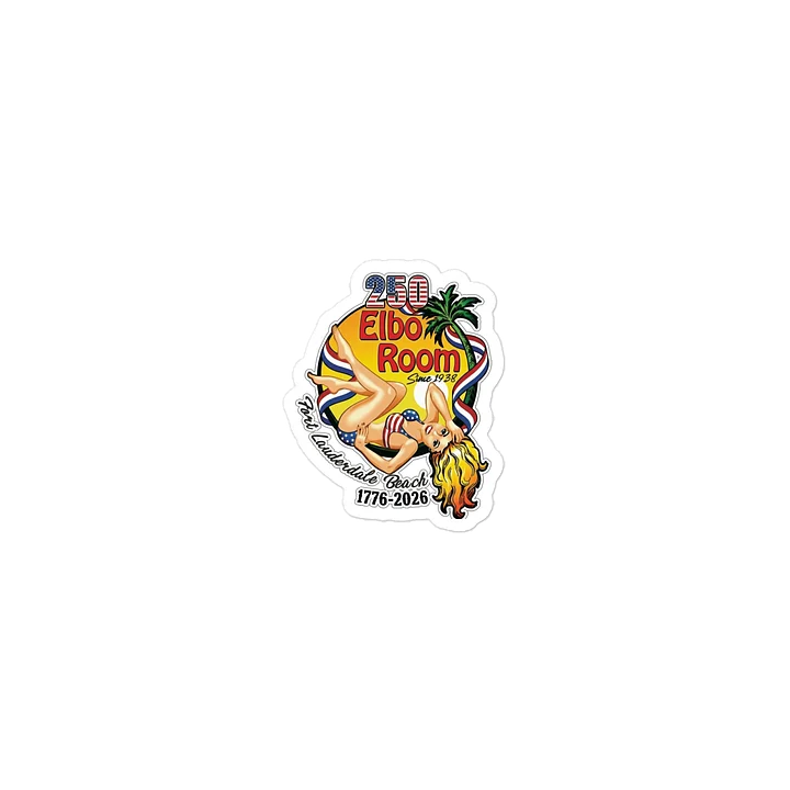 Elbo Room 250th Anniversary "Liberty" Die-Cut Sticker product image (2)