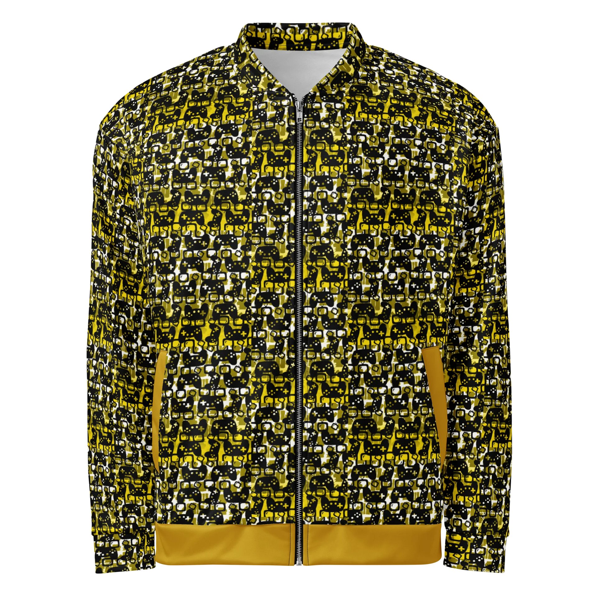 Story Lover Unisex Bomber Jacket (Gold and Black) product image (2)